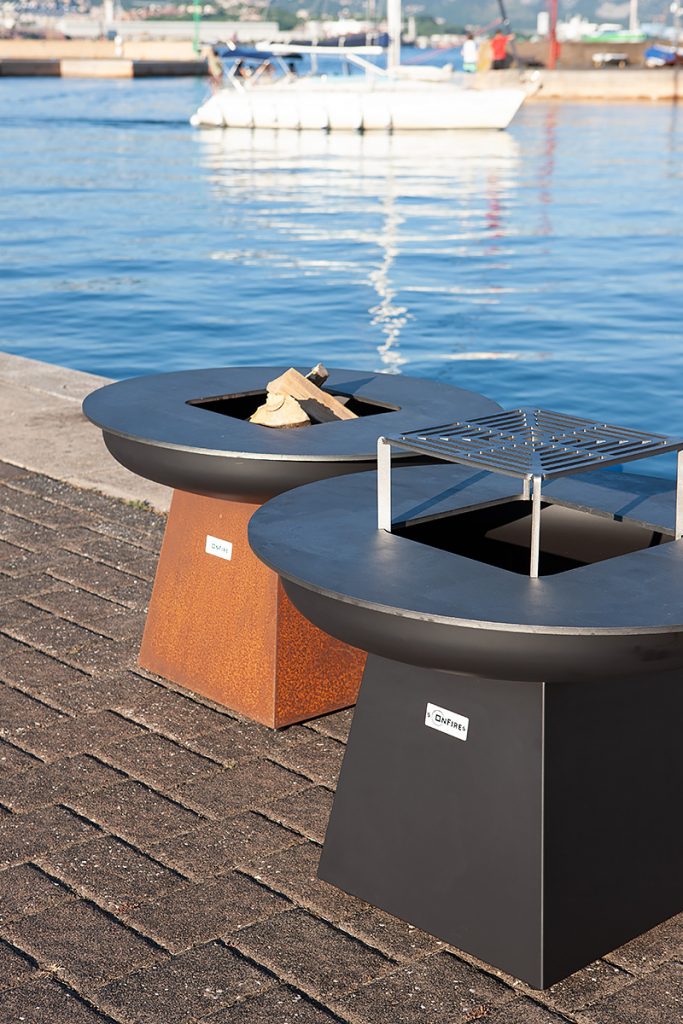 OnFire BBQ 95x86 cm schwarz pulverbeschichtet