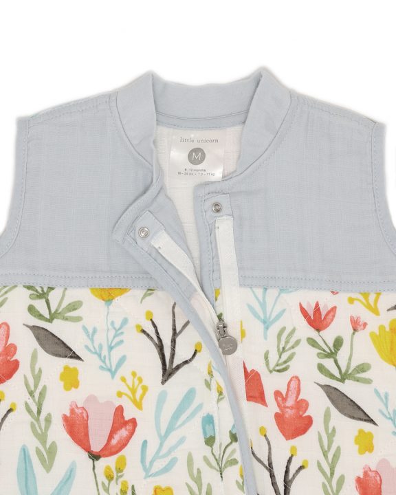 Cotton Muslin Quilted Sleep Bag Gr. S - Meadow Cotton Muslin Quilted Sleep Bag Gr. S - Meadow