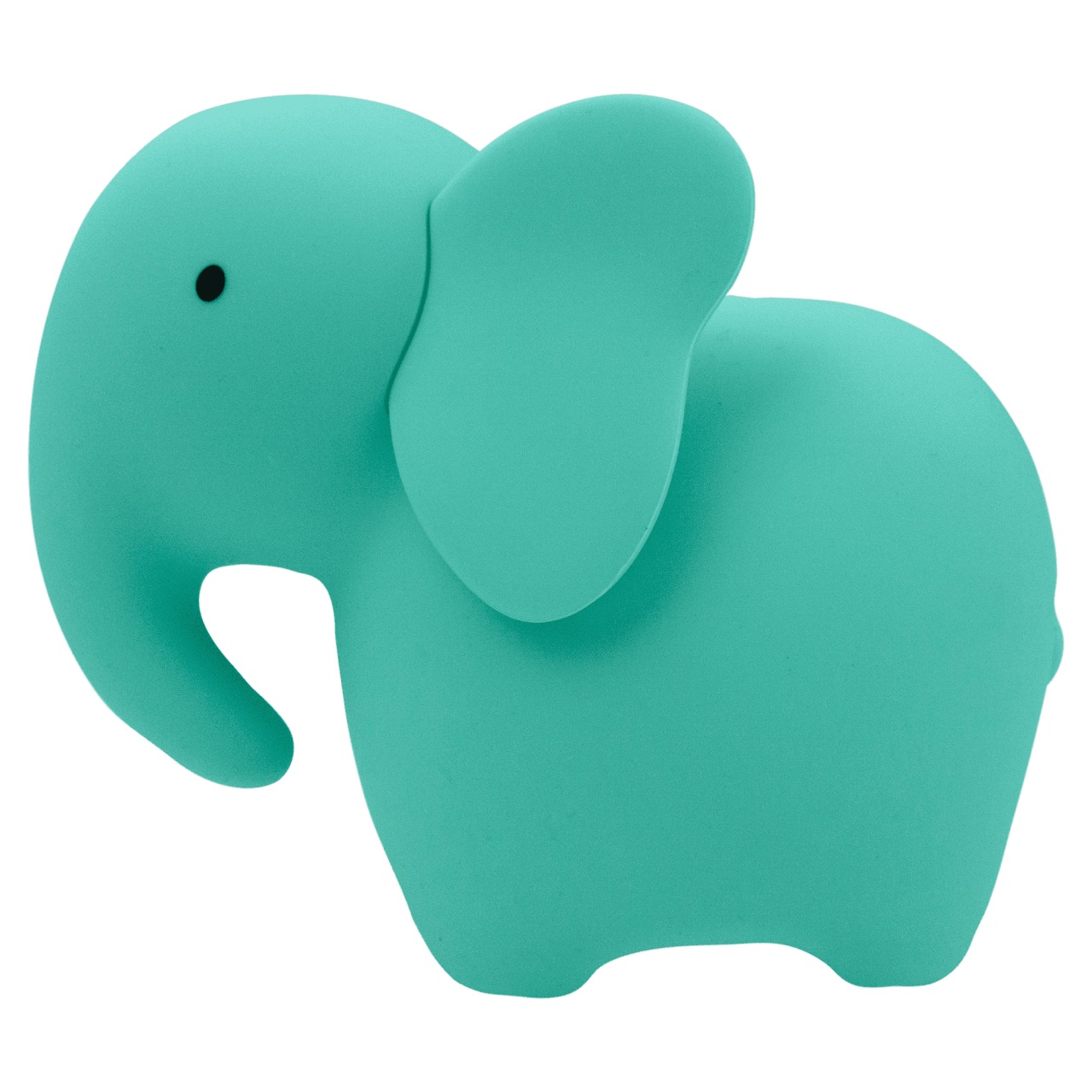 Kissen, Dekoration für Zuhause, Elefant, Spielzeug, Türkiz, Kunststoff, Silhouette
