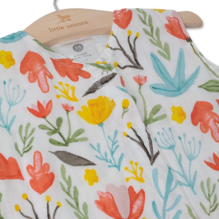 Cotton Muslin Sleeping Bag Gr. M - Meadow