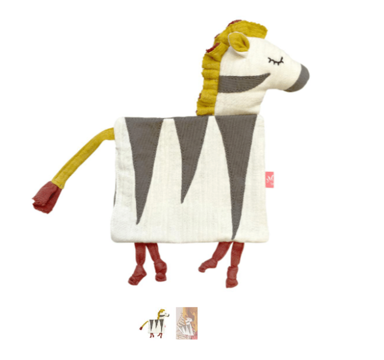 Knister Zebra Plüsch, Spielzeug