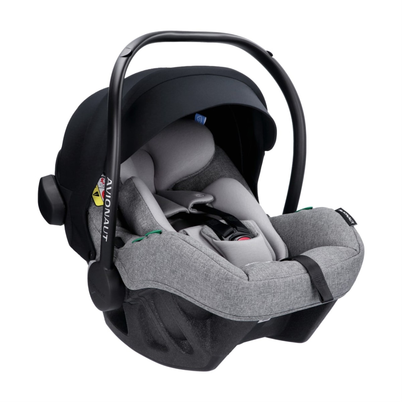 Kinderwagen, Autositz, Tragetasche, Schale, Grau