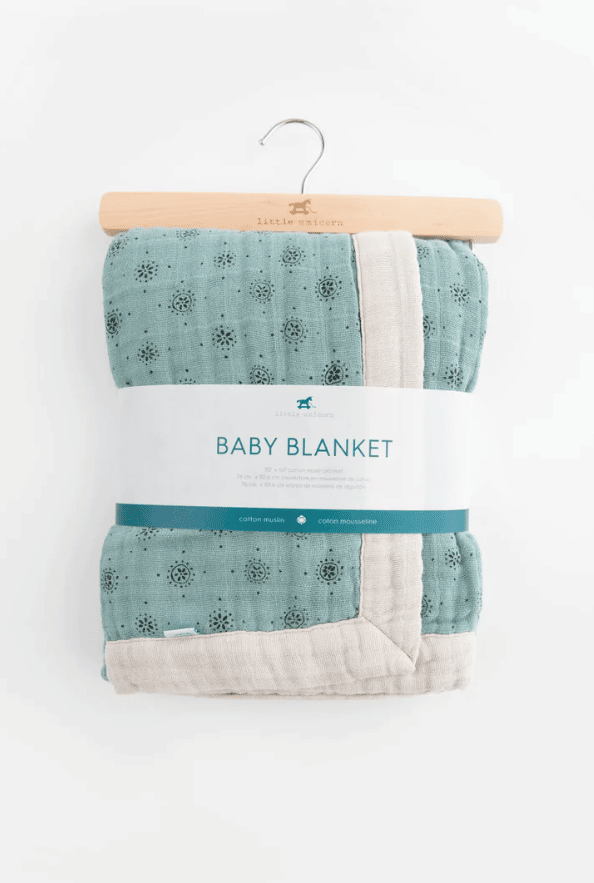 Cotton Muslin Baby Blanket - Wallflower