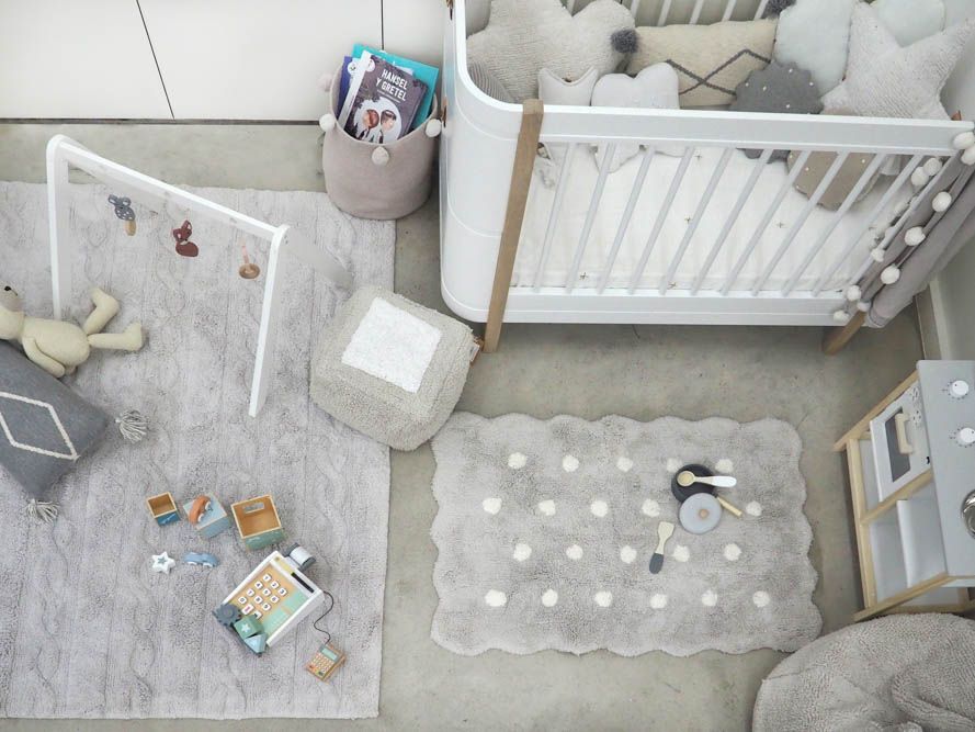 Rug Mini Biscuit Pearl Grey
