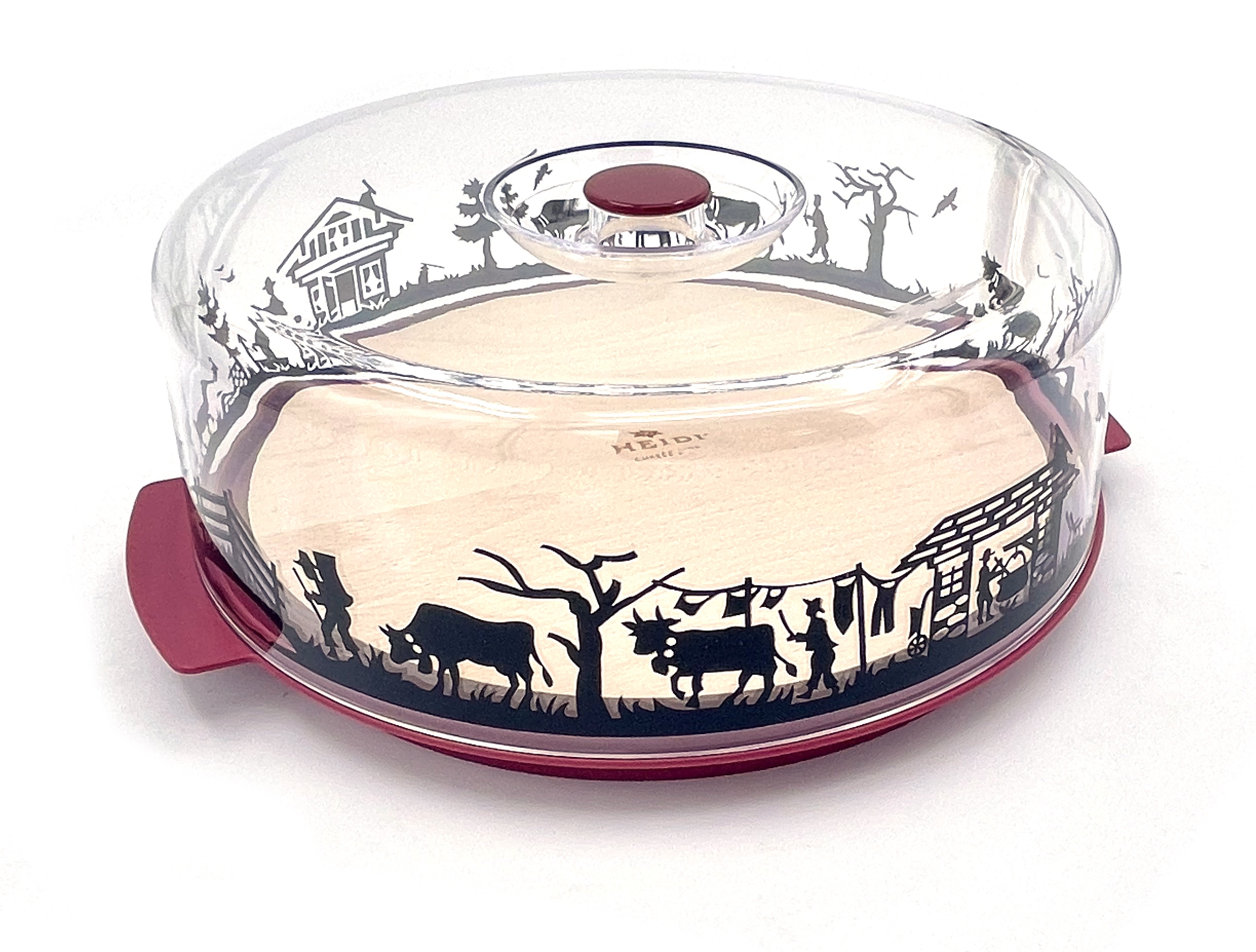 ALPES Käsebox ø26 cm, rot