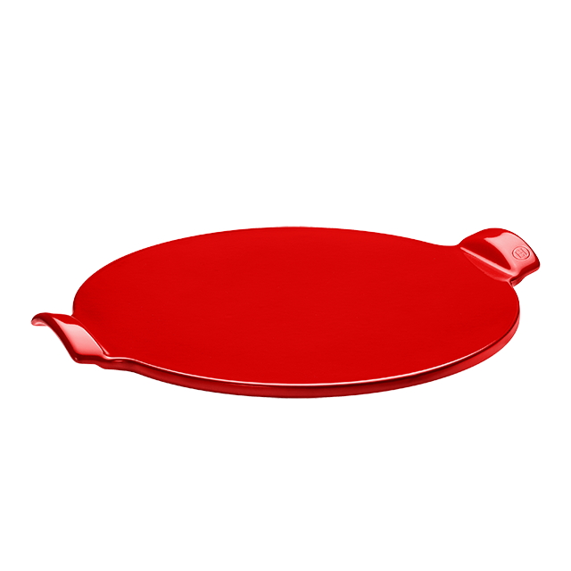 Pizzastein rot Ø37cm VV (verstärkte Versandverpackung)