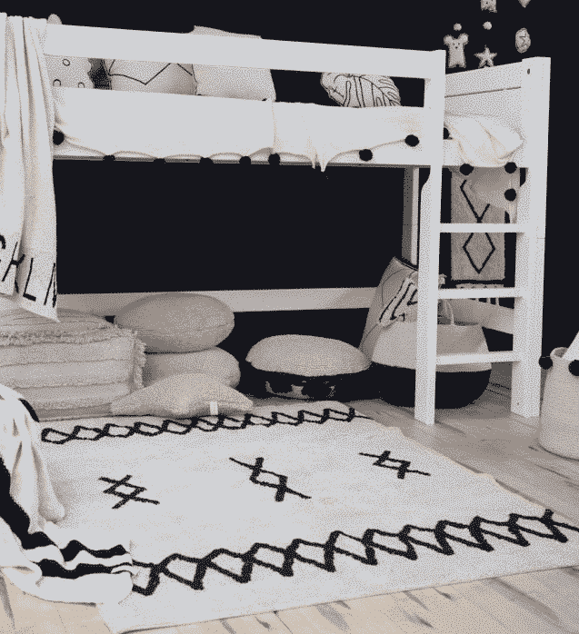 Rug Atlas Natural - Black