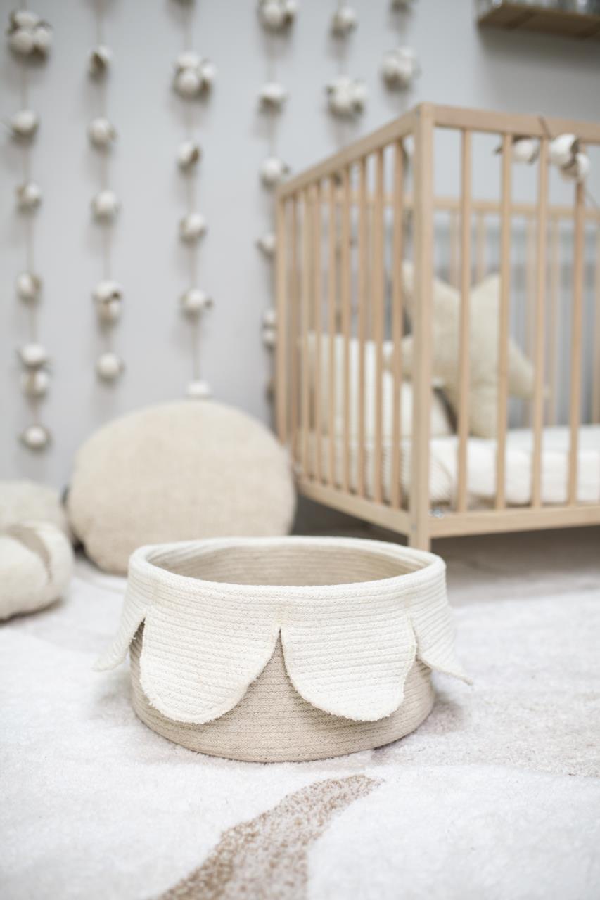 Korb Petals Ivory