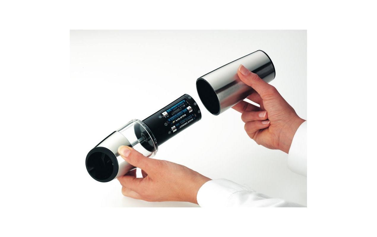 WMF Elektrische Salz- und Pfeffermühle, 21cm, silber