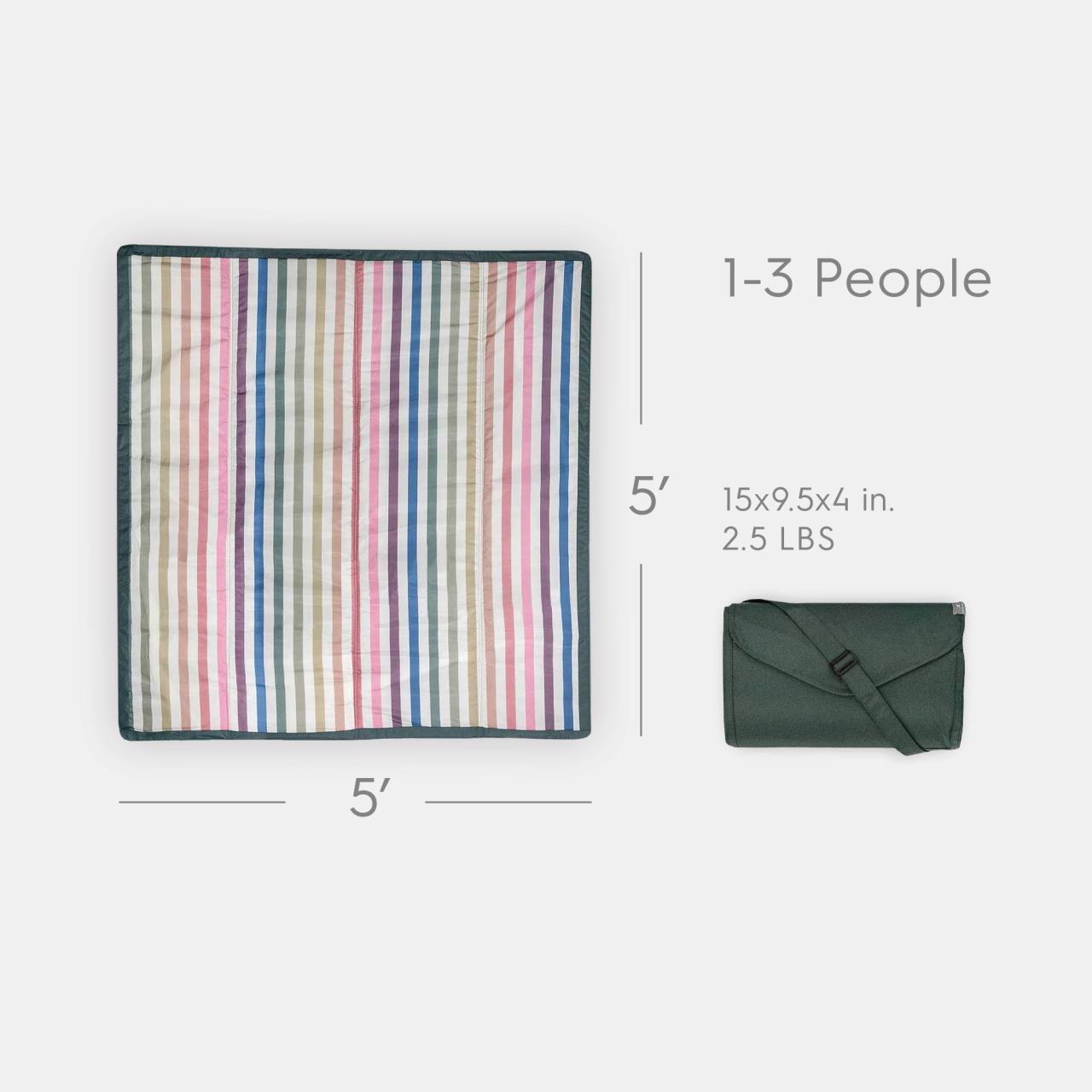 Picknick-Decke Chroma Rugby Stripe