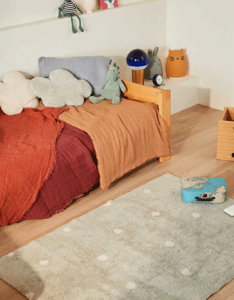 Floor Cushion Clouds Blue Sage Floor Cushion Clouds Blue Sage