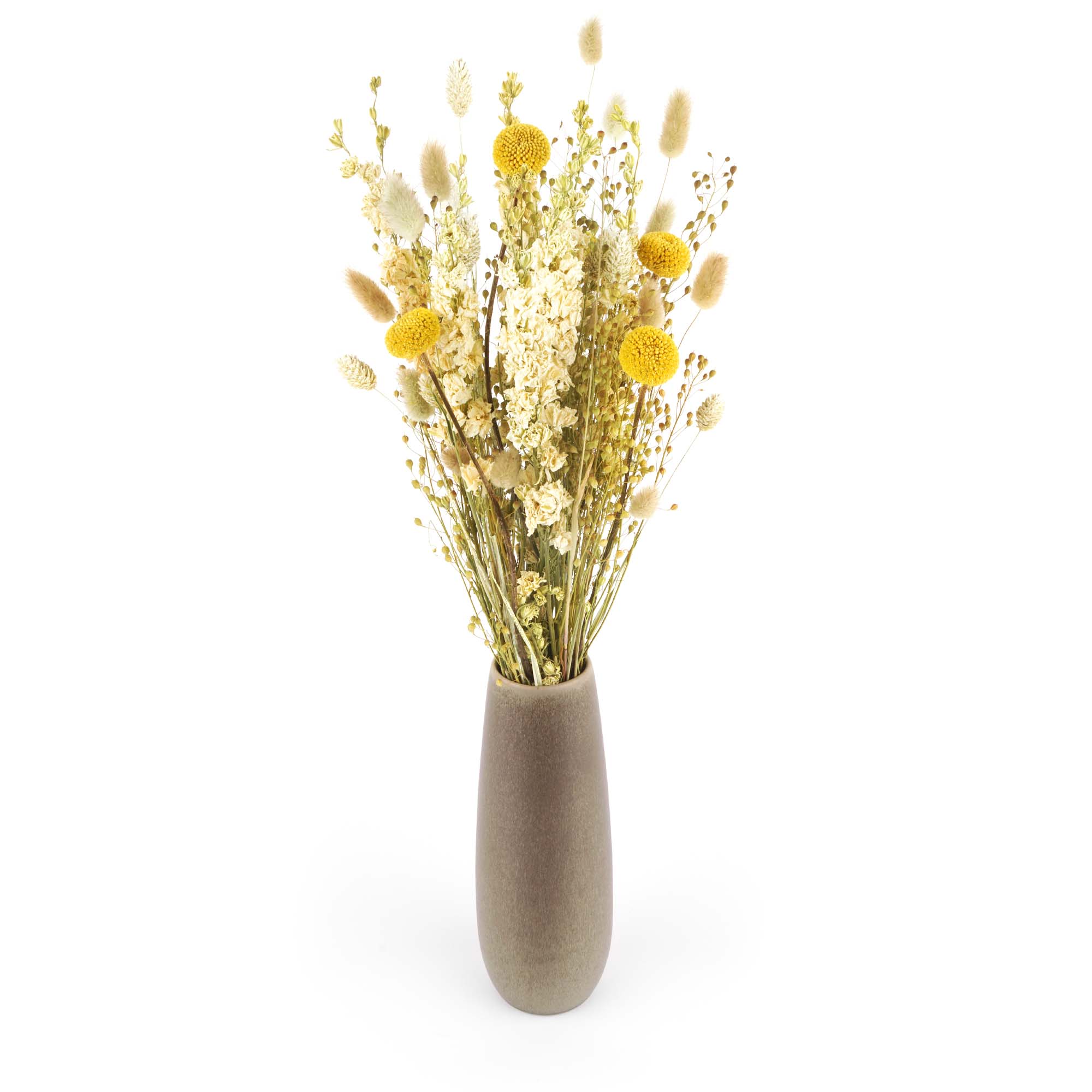 Trockenblumen Strauss "Happy Yellow"
