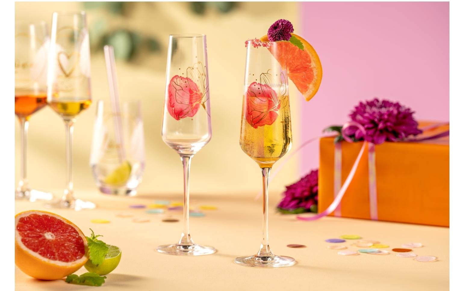 Leonardo Sektglas Presente 280ml Blüte