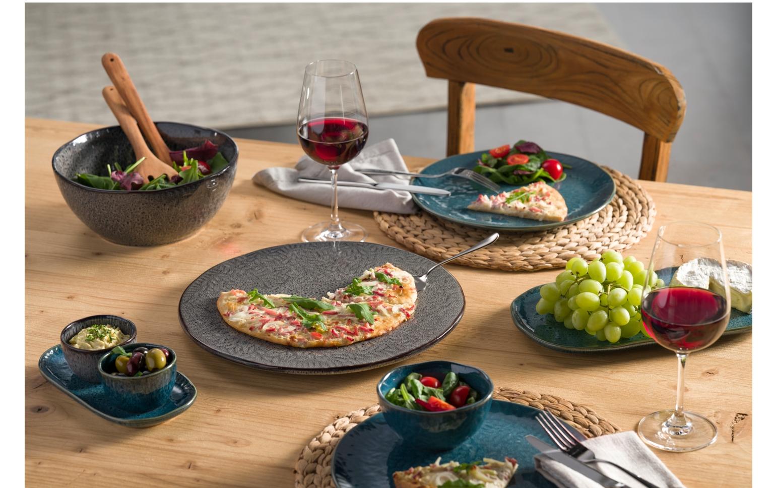 Brunch, Präsentation des Essens, Pizza, Natur, Draußen