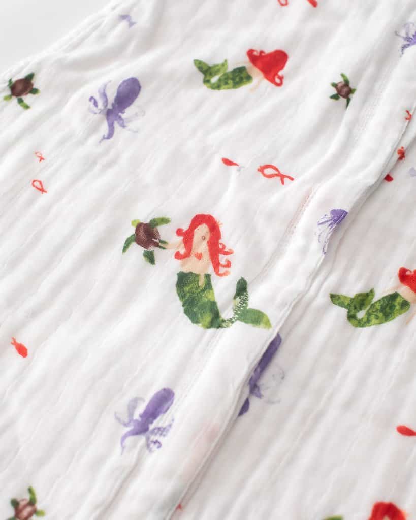 Cotton Muslin Sleeping Bag Gr. M - Mermaid