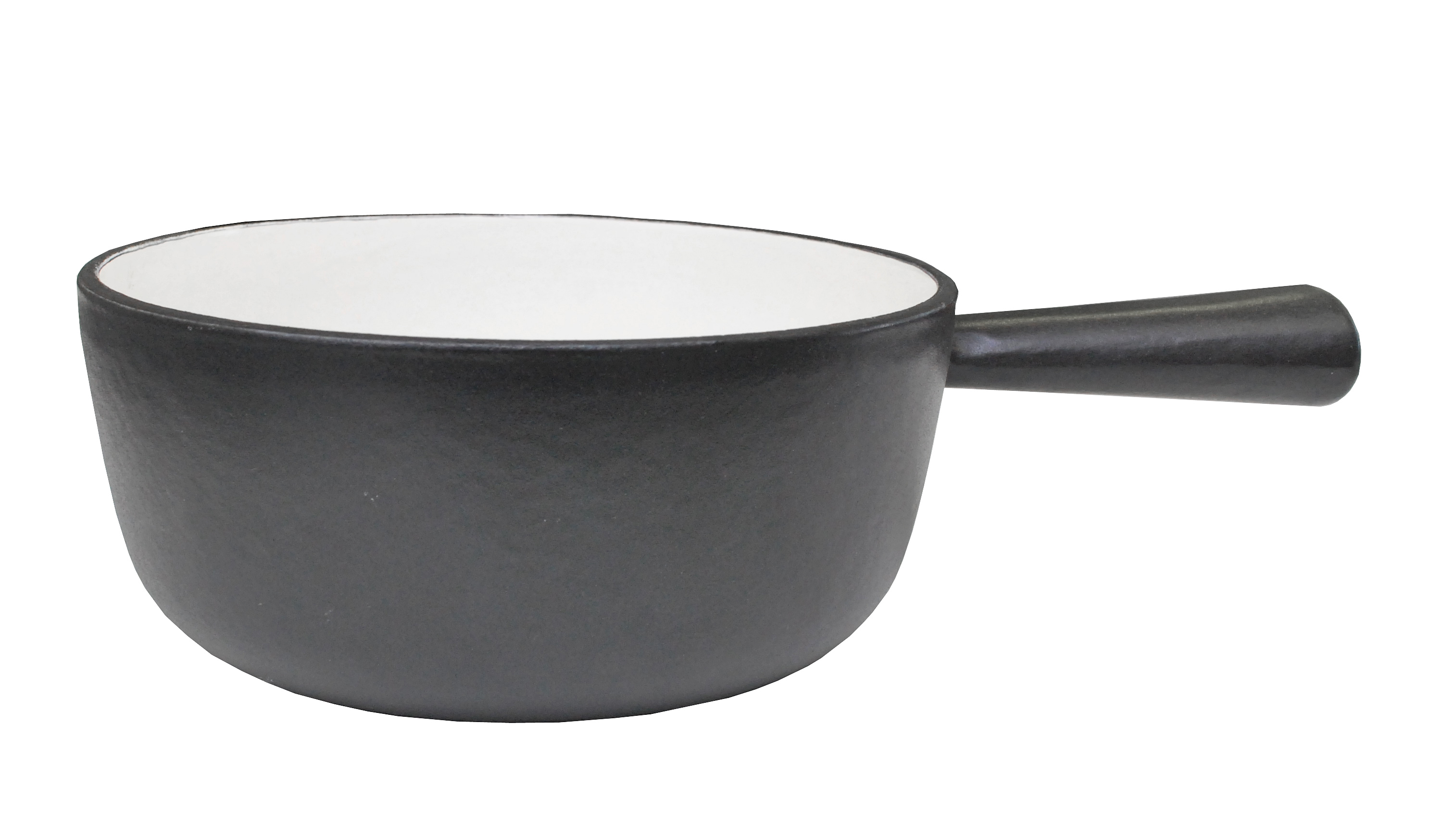 Caquelon Gusseisen schwarz Ø  18 cm