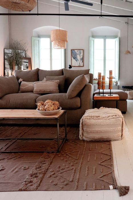 Rug Tribu Soil Brown - L