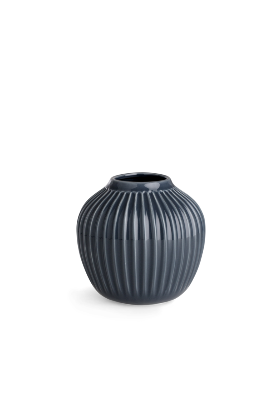 Hammershøi Vase, 13cm, Anthrazit Grau