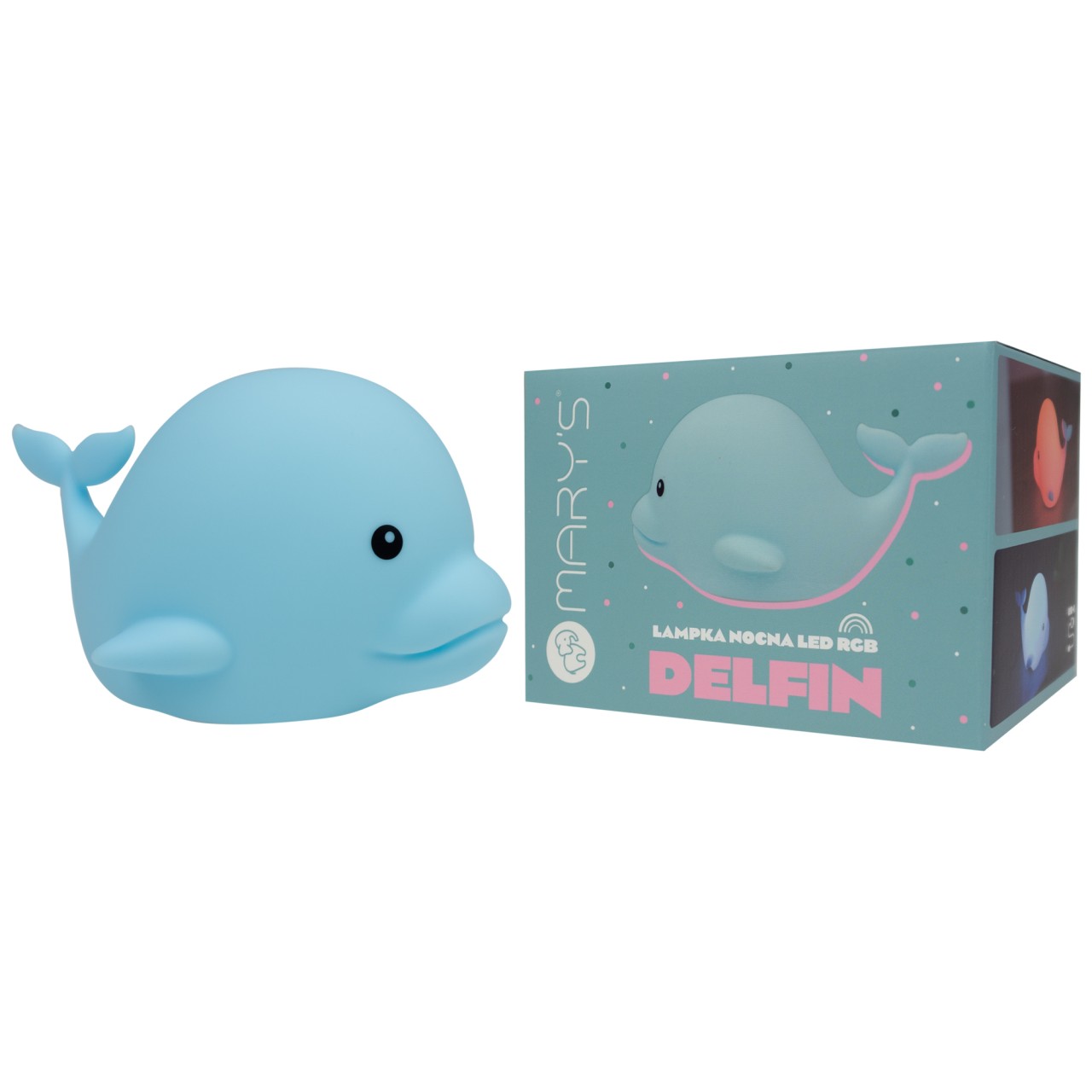 Delfin, Nachtlicht, LED, RGB, Spielzeug