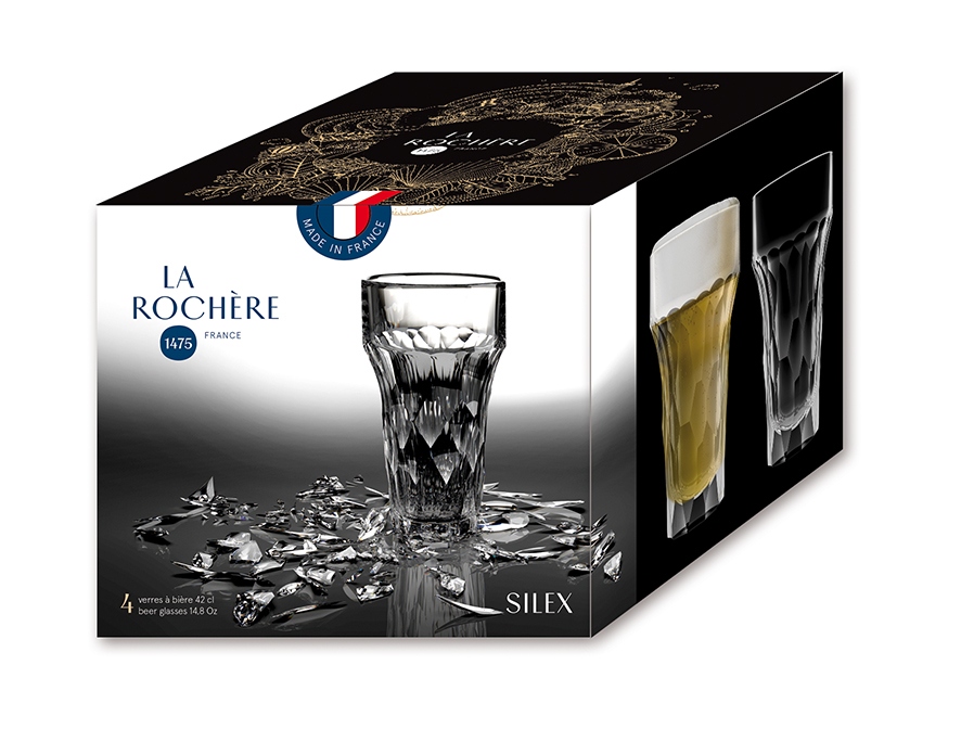 SILEX Set 4 Bierkrüge 42 cl