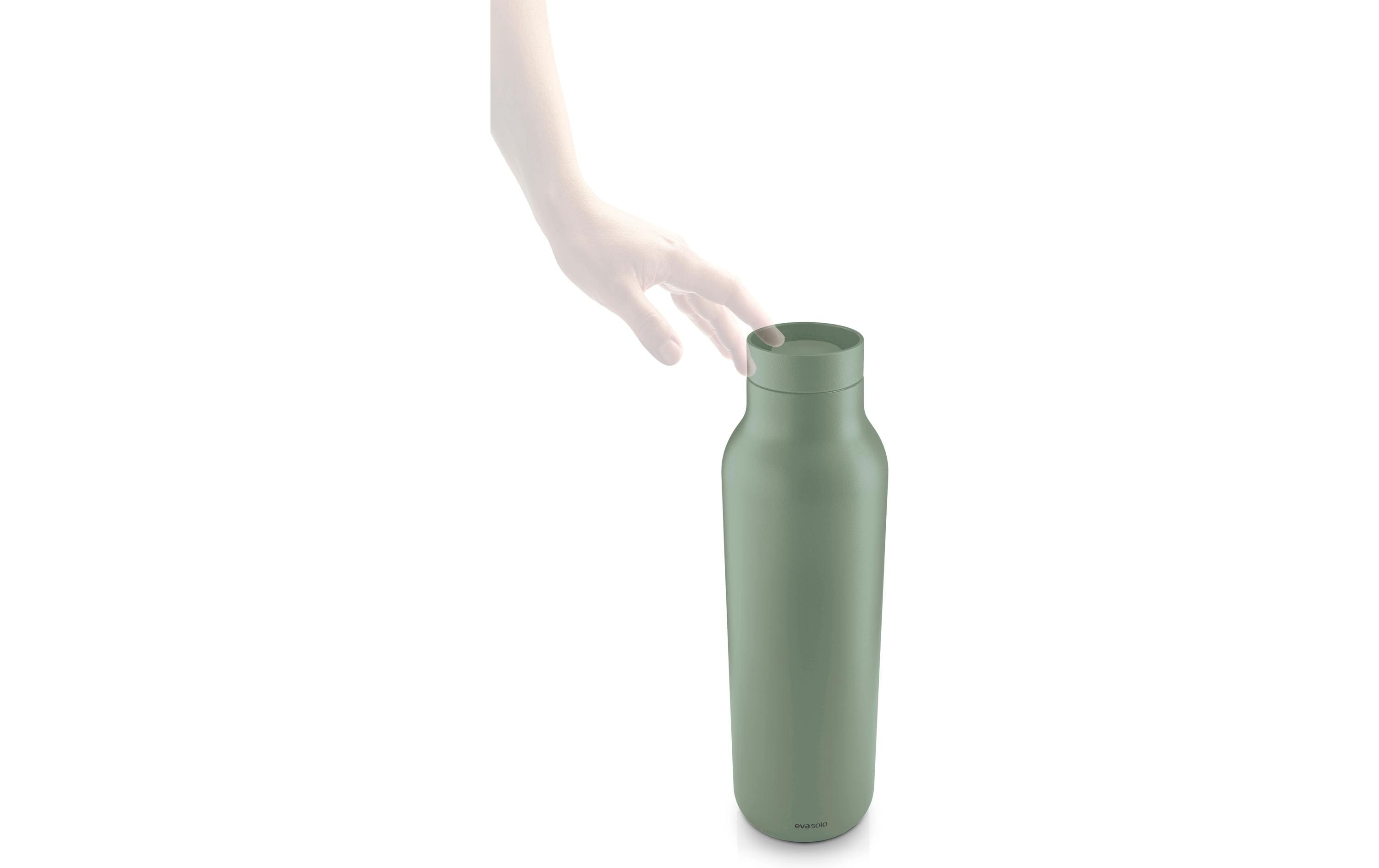 Flasche, Wasserflasche, Grün, Kunststoff, Grünes Metall?
