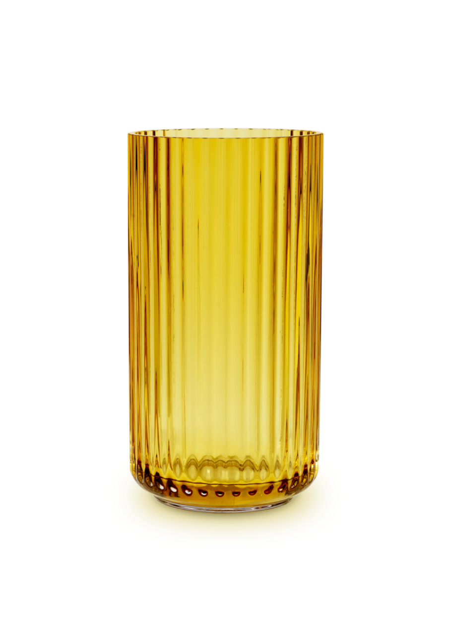 Lyngby Vase, 15.5cm, Amber