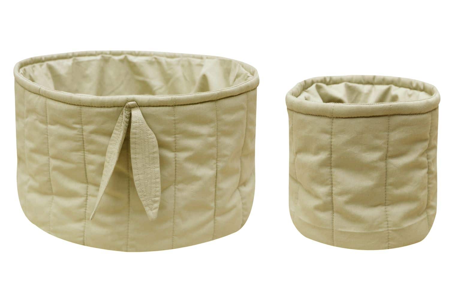 Quilted baskets (2er Set)- Bambie Olive