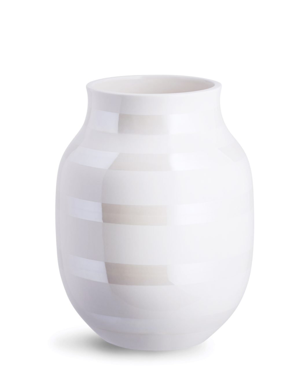 Omaggio Vase, 20cm, Perlmutt