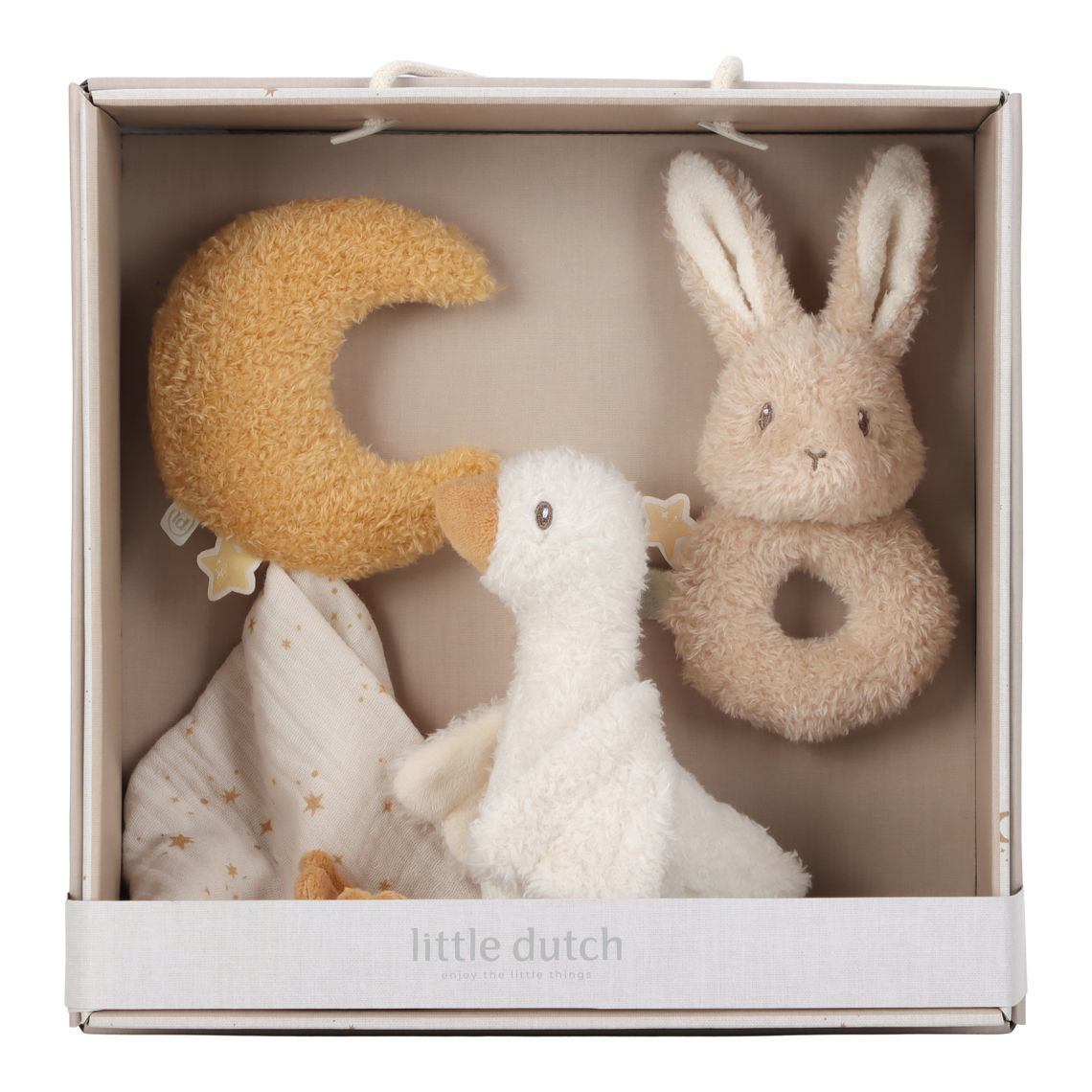 Plush, Weiches Spielzeug, Hase, Ente, Mondsichel, Sterne