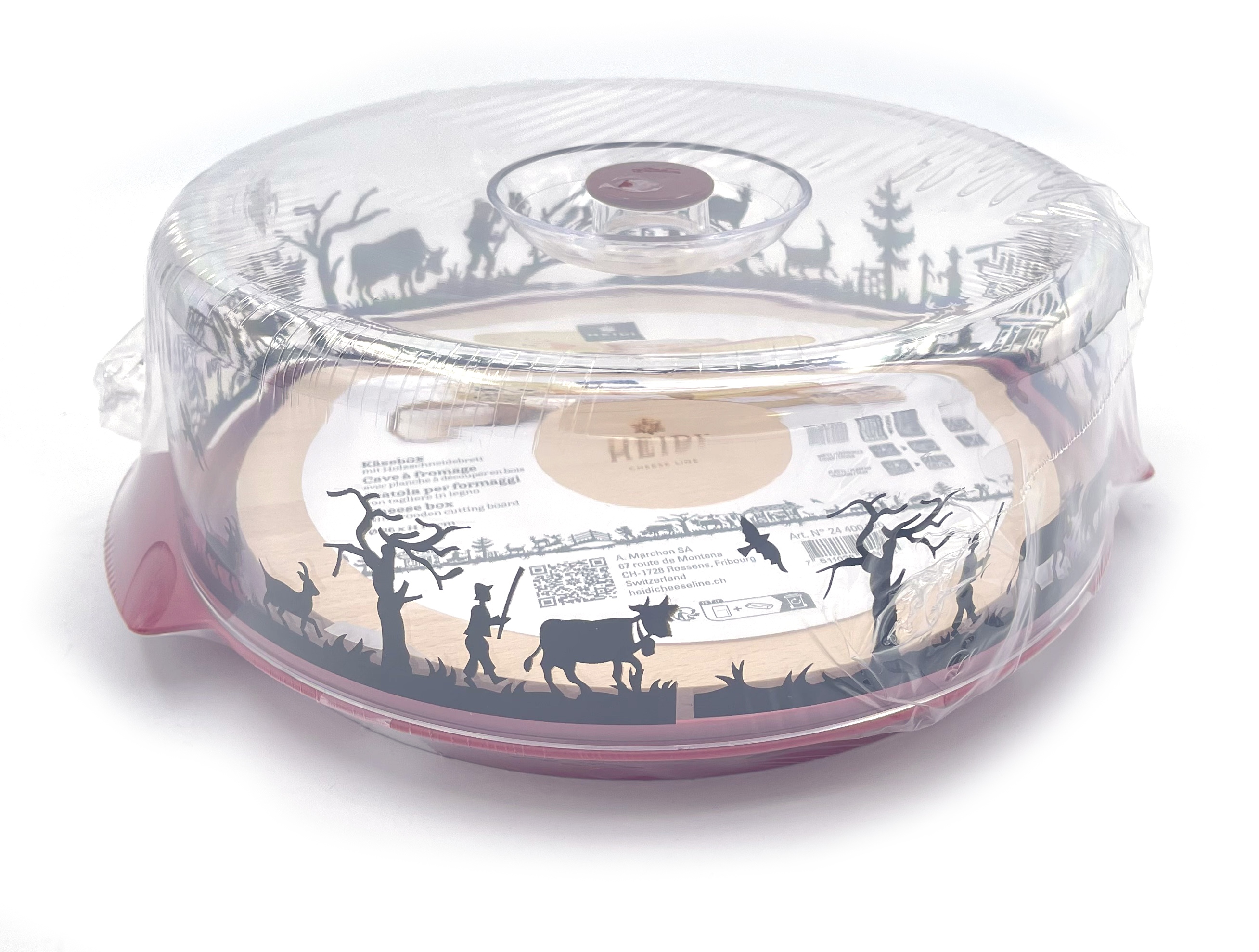 ALPES Käsebox ø26 cm, rot