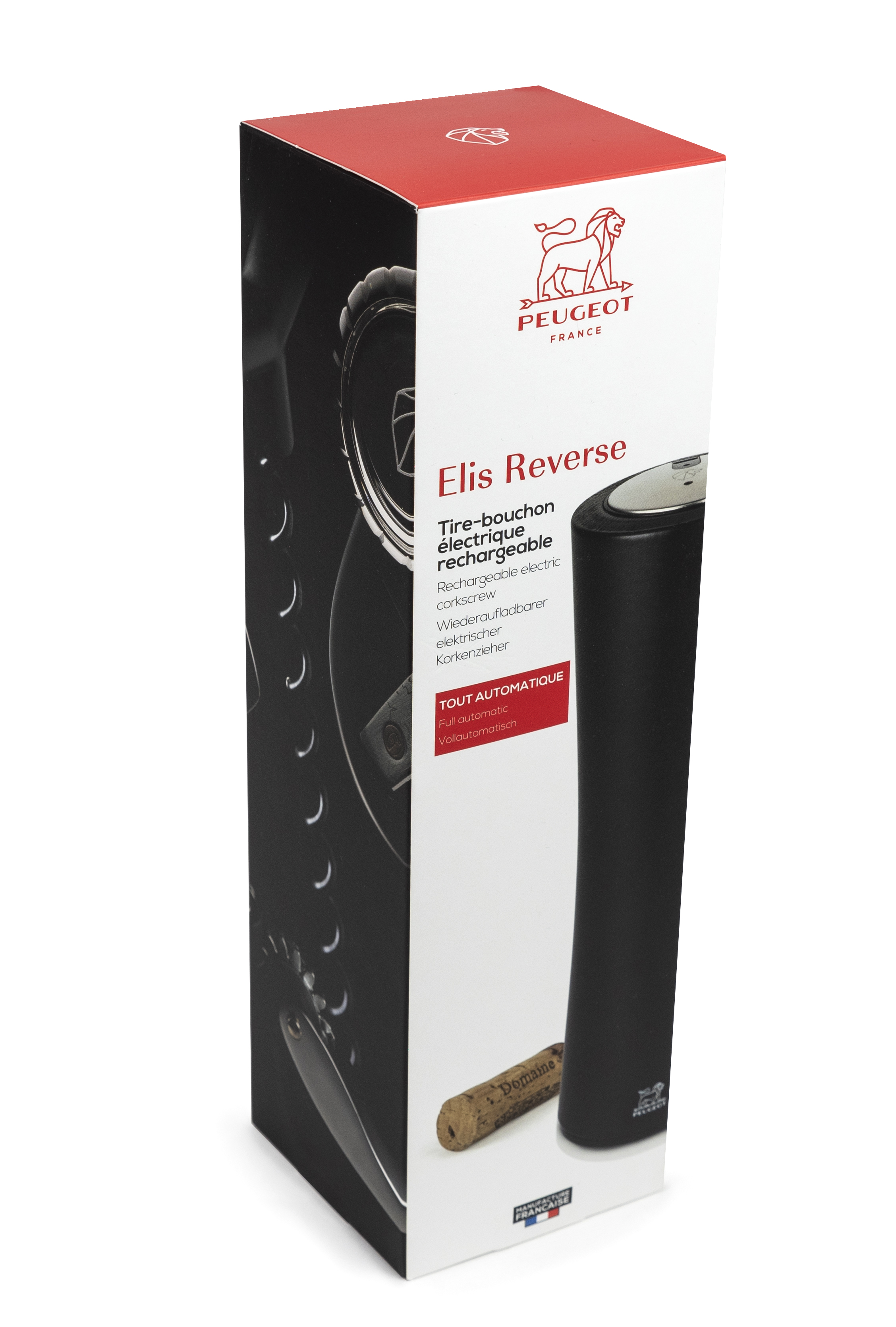 ELIS Reverse Korkenzieher schwarz 21 cm