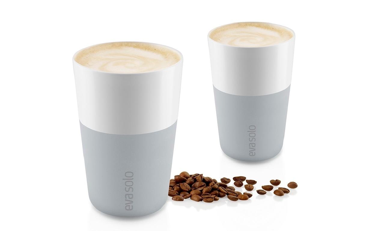 Eva Solo Caffé Latte-Becher Set Grey