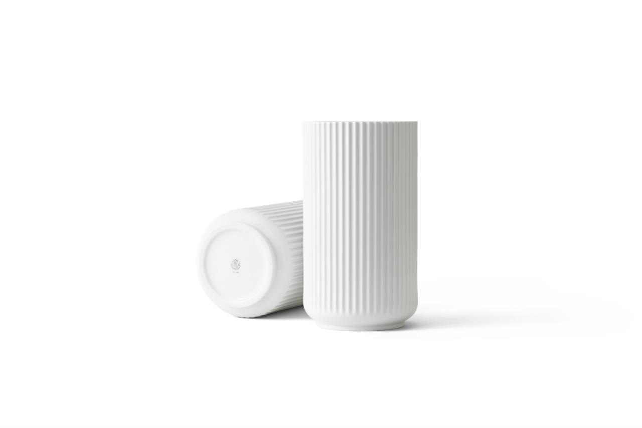 Lyngby Vase, 31cm, Weiss