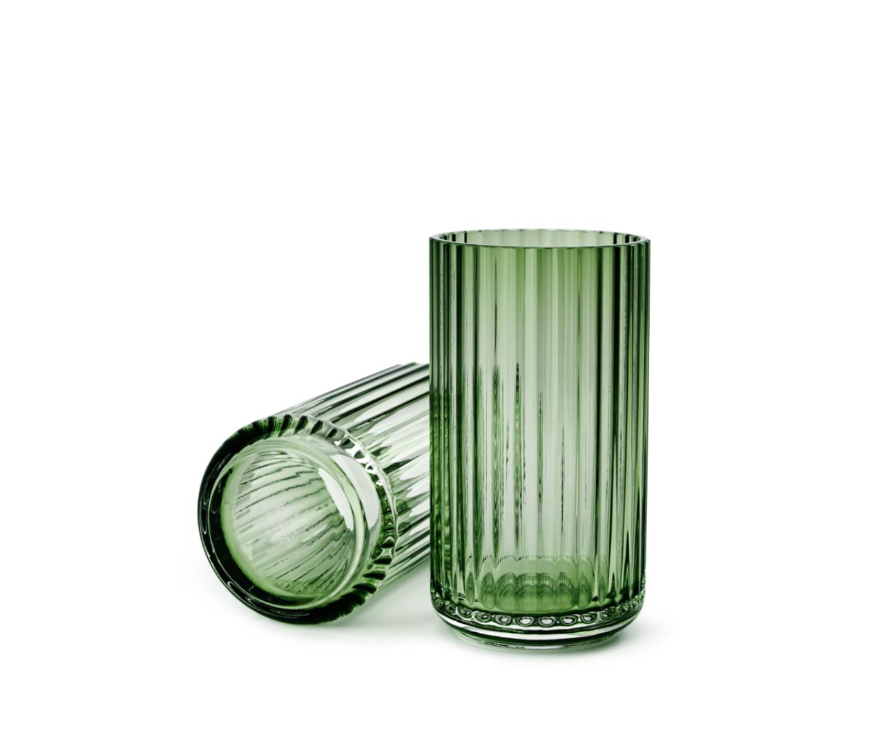 Lyngby Vase, 15.5cm, Copenhagen green