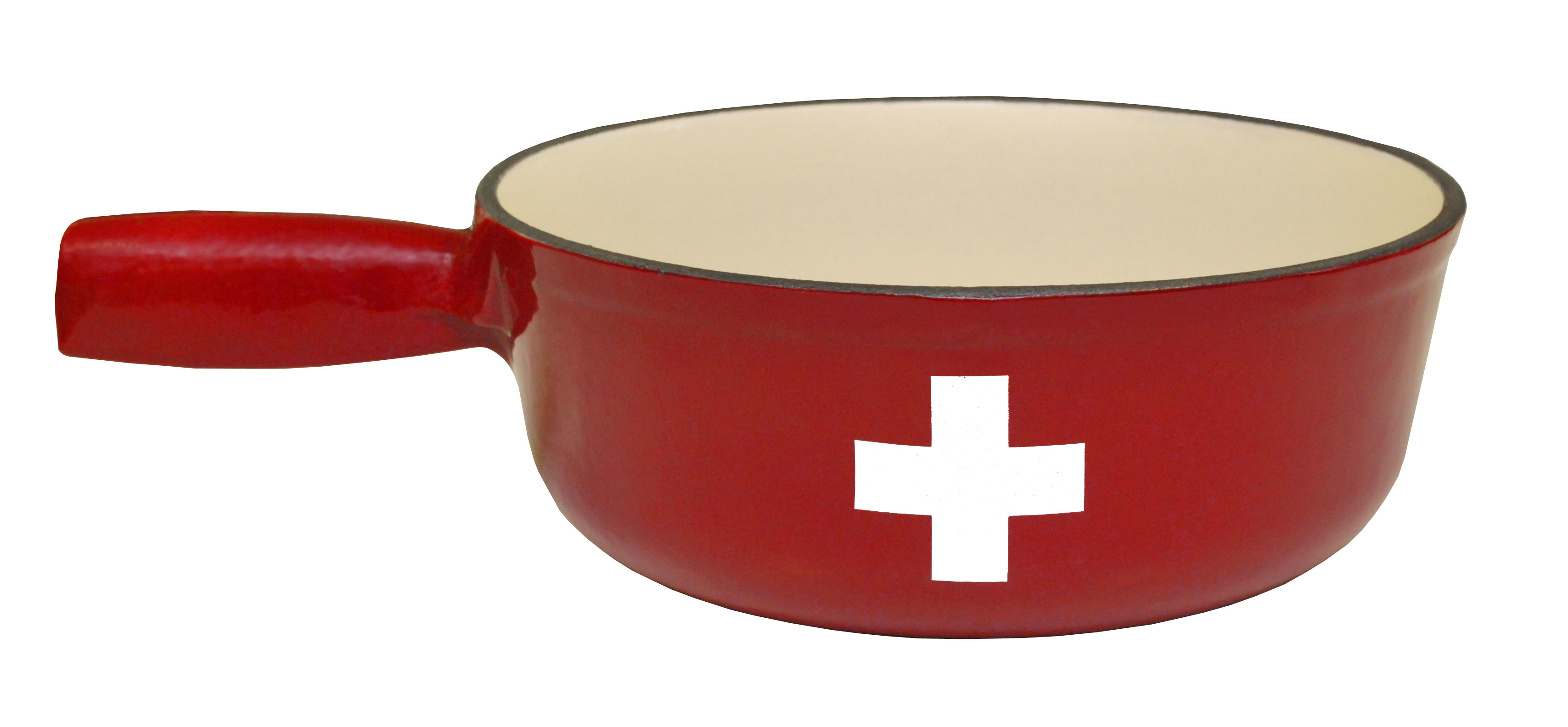 Croix Suisse Caquelon Guss rot Ø  21 cm