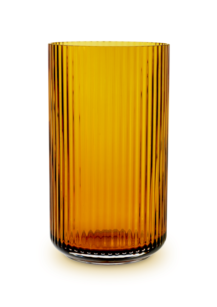 Lyngby Vase, 31cm, Amber