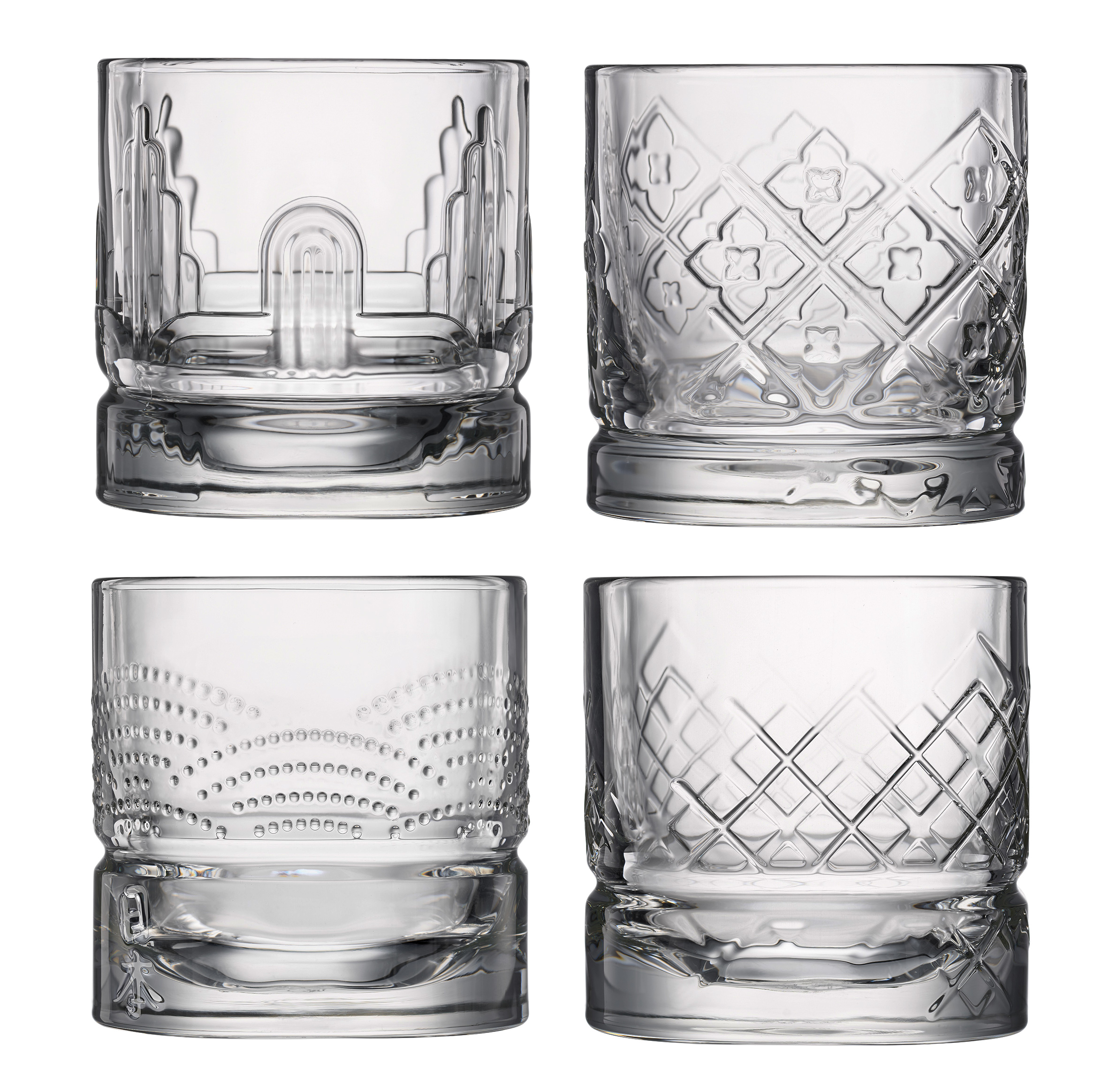 Set 4 Whiskyglas 30cl