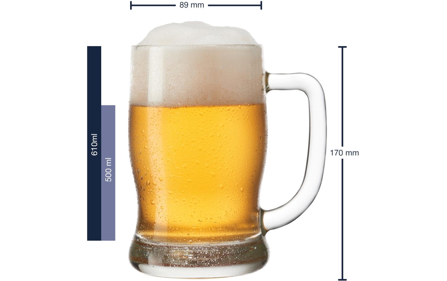 Leonardo Bierglas Taverna 2er Set 0.5L, 17cm