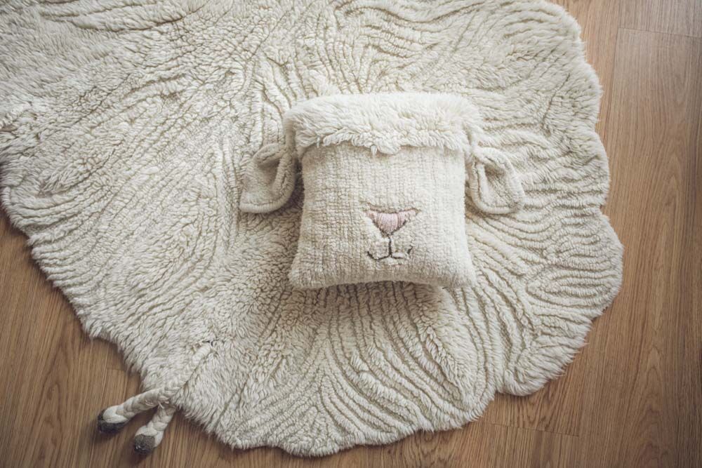 Woolable Cushion Pink Nose Sheep Woolable Cushion Pink Nose Sheep