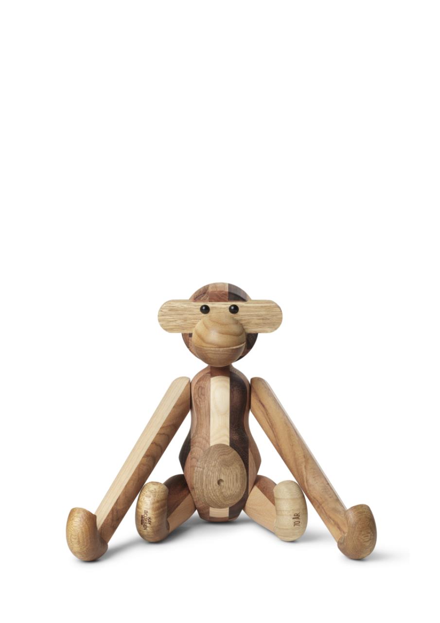 Affe Reworked Anniversary mittel, 28cm, gemischtes Holz