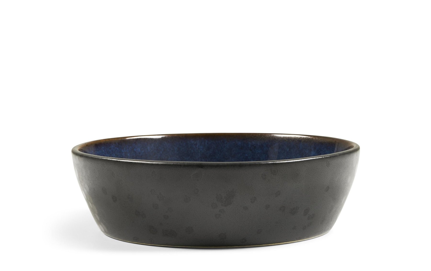 Schüssel, Teller, Keramikschüssel, Schale, Blau Innen