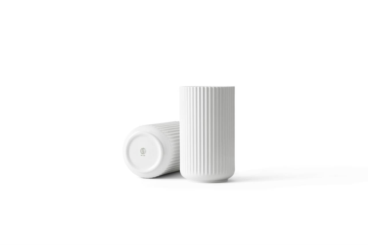 Lyngby Vase, 25cm, Weiss