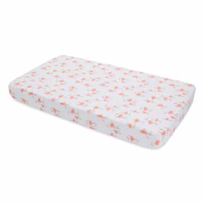 Cotton Muslin Crib Sheet - Pink Ladies