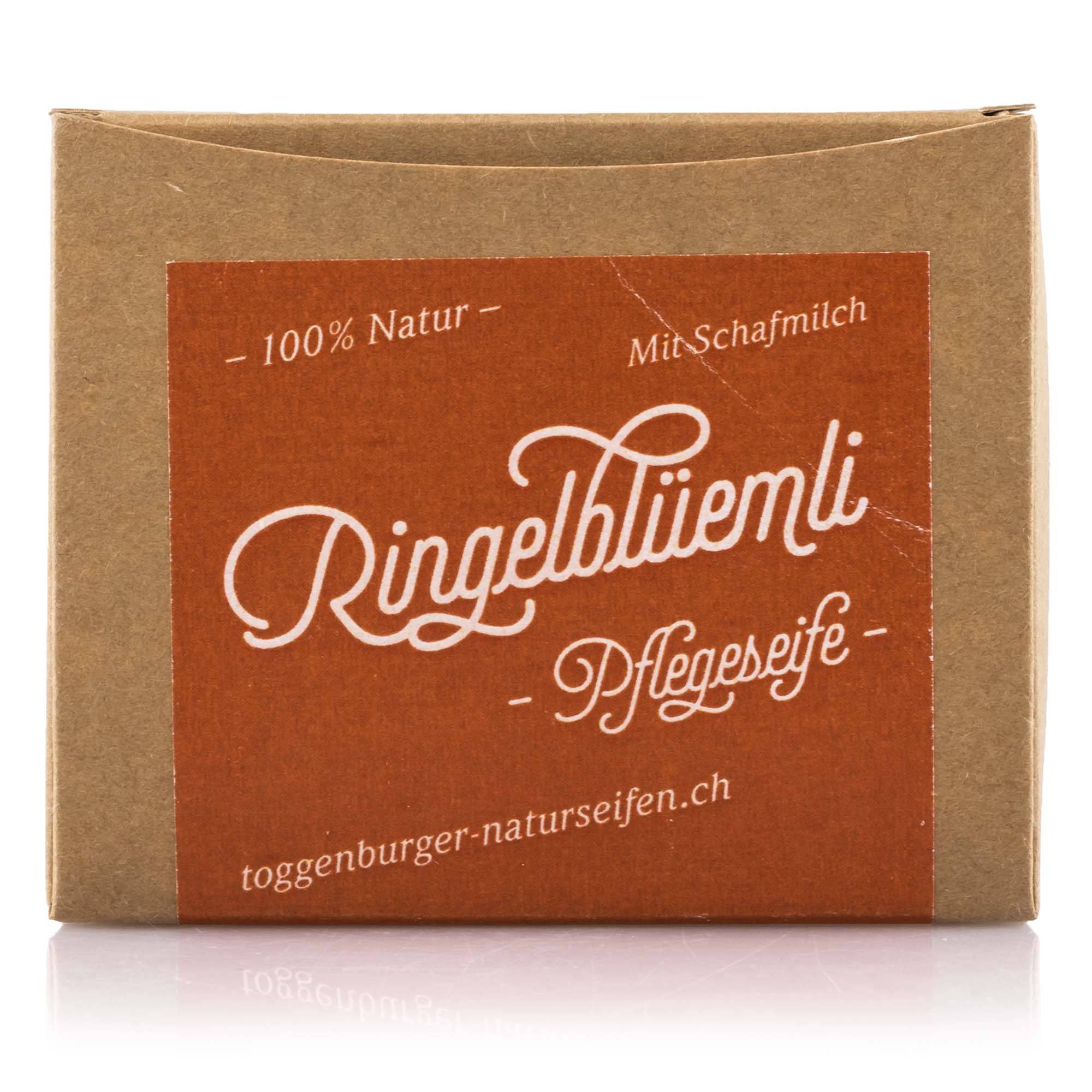 Vegane Pflegeseife "Ringelblüemli", 100g Vegane Pflegeseife "Ringelblüemli", 100g