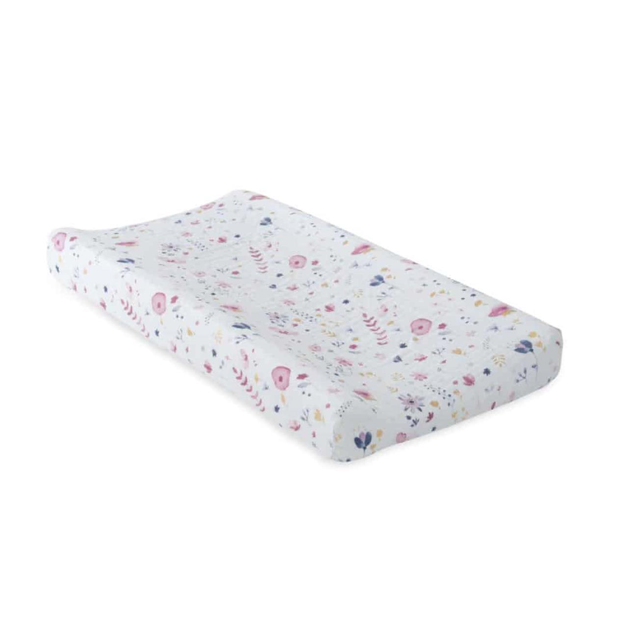 Baumwoll-Muslin Überzug für Wickelunterlage Fairy Garden