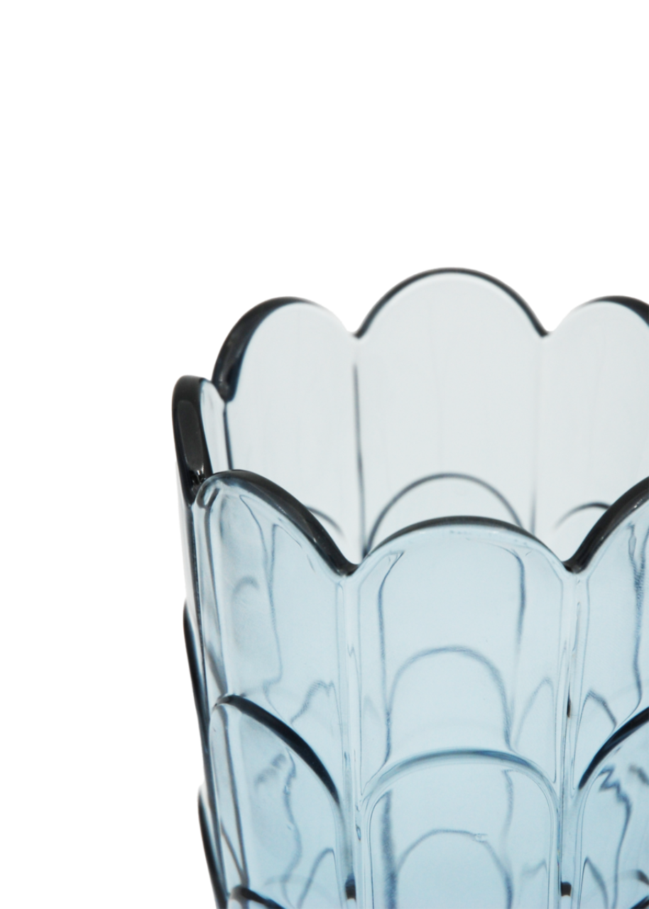Vase Lilie, 19cm, Blue Iris