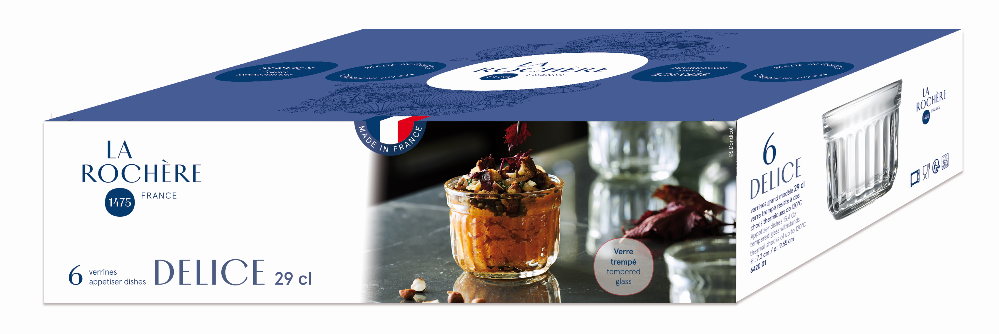 DELICE Verrine-Gläser-Set 6 Stck. 29cl