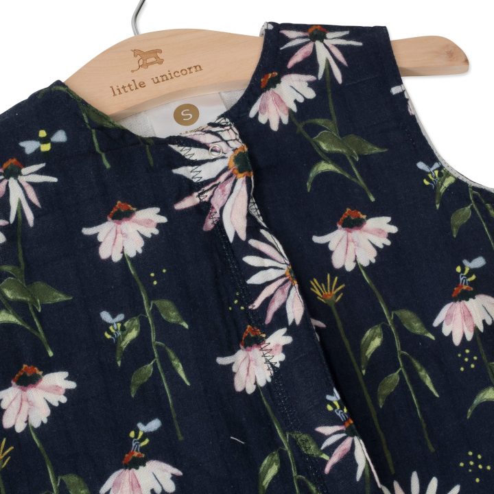 Cotton Muslin Sleeping Bag Gr. S - Dark Coneflower