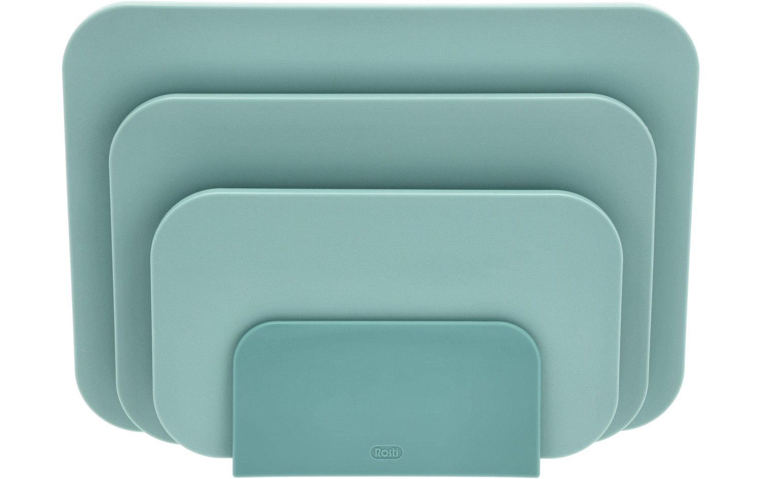 Schneidebretter, Polypropylen, Teal, Set, verschachtelt