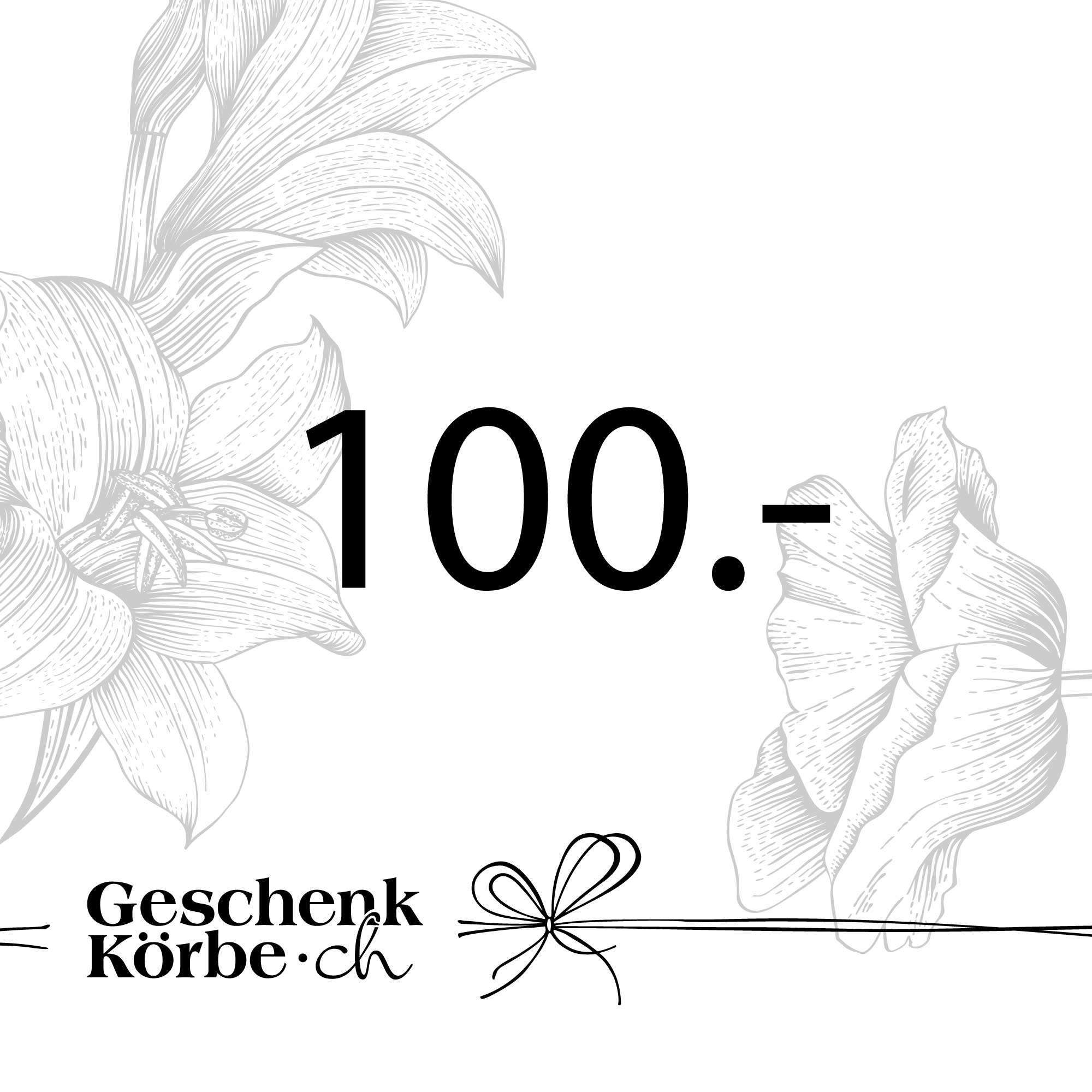 Gutschein - 100CHF Gutschein - 100CHF